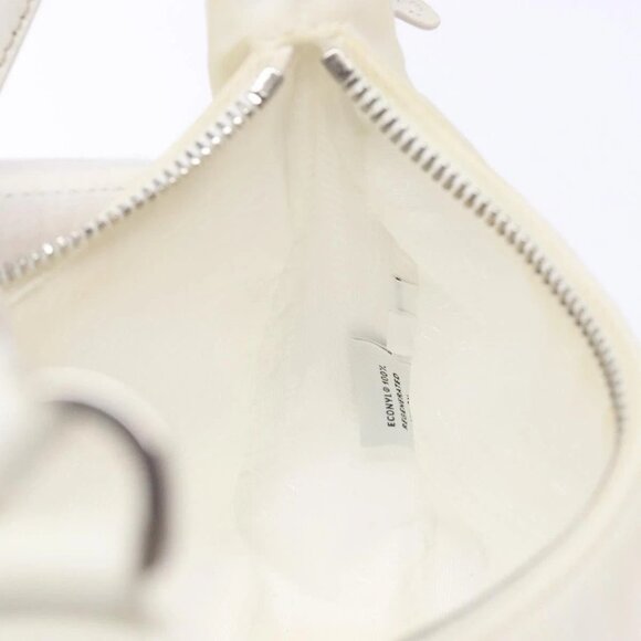 PRADA Re-Edition 2005 Hand Bag Nylon White Silver Auth yk19251 - Picture 13 of 16